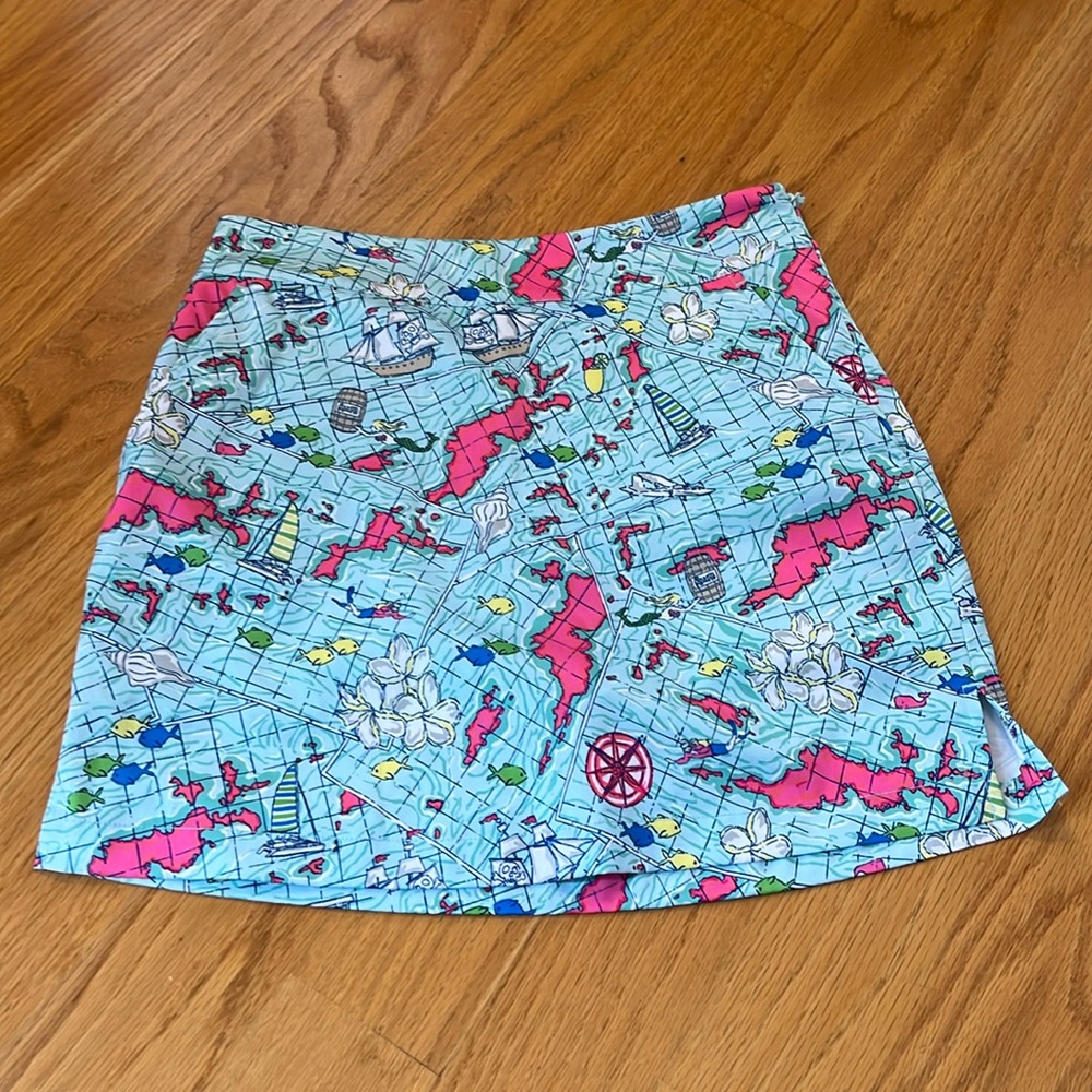 Vineyard Vines BVI print golf skort size 00
